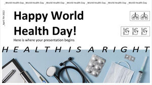 世界卫生日快乐！