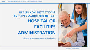 健康管理および大学補助専攻: 病院または施設管理