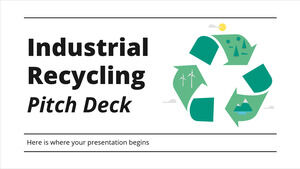 Pitch Deck de Reciclaje Industrial