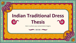Tesis de vestimenta tradicional india