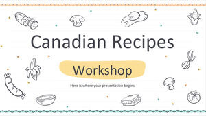 Kanadische Rezepte-Workshop