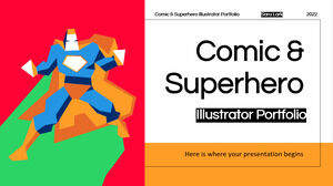 Portfolio illustratore di fumetti e supereroi