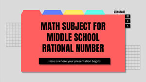 Mathematikfach für die Mittelschule – 7. Klasse: Rationale Zahl