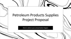Proposta de Projeto de Suprimentos de Produtos Petrolíferos