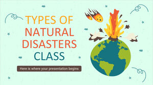 Classe Tipos de Desastres Naturais
