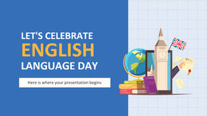 Célébrons la journée de la langue anglaise