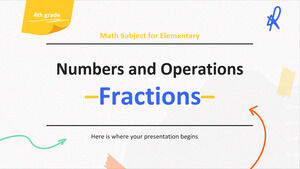 초등학교 - 4학년을 위한 수학 과목: 숫자와 연산 - 분수