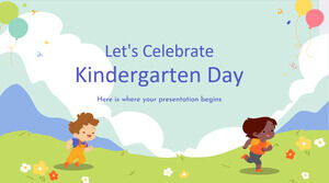 Lasst uns den Kindergartentag feiern