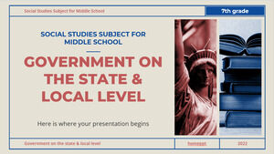 Materia di studi sociali per la scuola media - 7 ° grado: governo a livello statale e locale