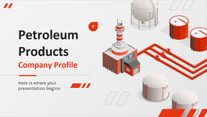 Petrol Ürünleri Şirket Profili