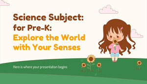 Matéria de ciências para pré-escola: explore o mundo com seus sentidos