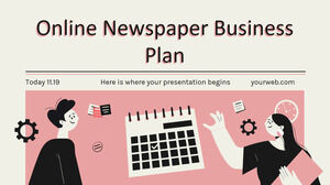 Plan d'affaires du journal en ligne