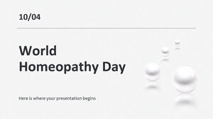 Journée mondiale de l'homéopathie