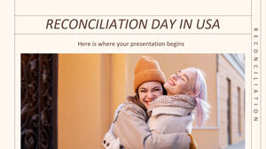 Reconciliation Day in USA