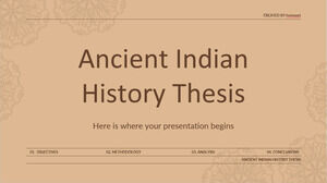 Tesis de Historia de la India Antigua