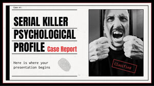 Seri Katil Psikolojik Profil Vaka Sunumu