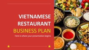 Plan d'affaires d'un restaurant vietnamien