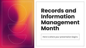 Mese della gestione dei record e delle informazioni
