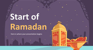 início do Ramadã