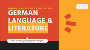 Especialidad en lengua extranjera para la universidad: lengua y literatura alemanas