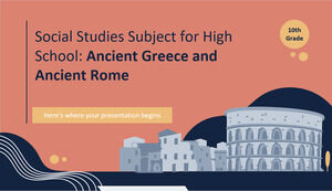 Disciplina de Estudos Sociais do Ensino Médio - 10º ano: Grécia e Roma Antigas