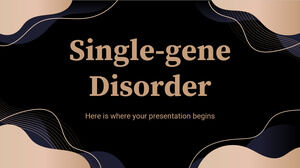 Trastorno de un solo gen