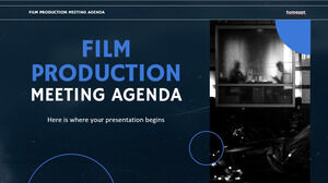 Film Production Meeting Agenda