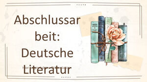 Tese de Literatura Alemã