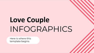 Infográficos de casal apaixonado