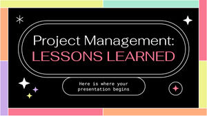 프로젝트 관리: 교훈