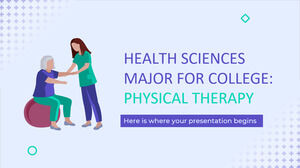 대학 건강 과학 전공: 물리 치료