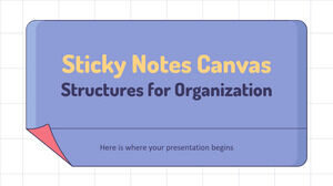 Структуры холста Sticky Notes для организации
