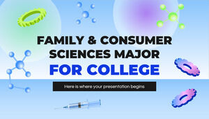 Especialización en Ciencias de la Familia y el Consumidor para la Universidad