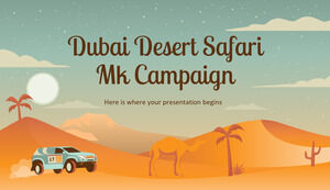 두바이 사막 사파리 MK 캠페인