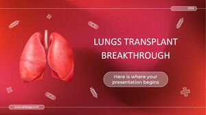 Avance de trasplante de pulmones