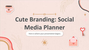 Cute Branding: Social Media Planner