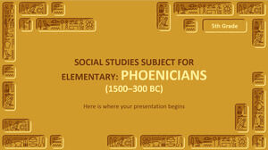 小學 - 五年級社會研究科目：腓尼基人（公元前 1500 年–300 年）