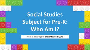 Przedmiot nauk społecznych dla Pre-K: Kim jestem?