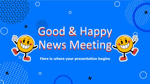 Reunión de buenas y felices noticias