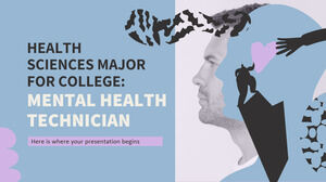 Especialización en Ciencias de la Salud para la Universidad: Técnico en Salud Mental