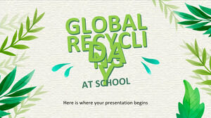 학교에서의 글로벌 재활용의 날