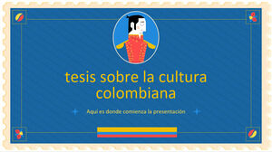 Tese Cultura Colombiana