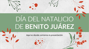 Memoriale del compleanno di Benito Juarez