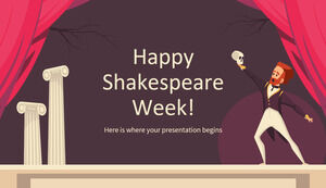 莎士比亞週快樂！
