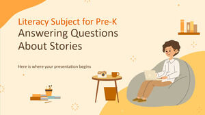 Предмет по грамотности для Pre-K: ответы на вопросы об историях