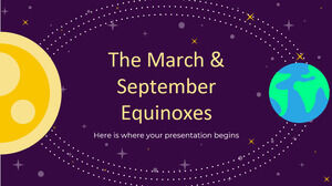 Les équinoxes de mars et de septembre