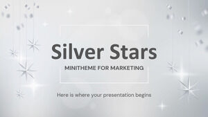 Minitema Silver Stars para marketing