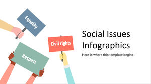 Infográficos de questões sociais
