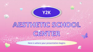 Y2K Aesthetic School Center