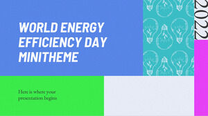 الموضوع المصغر لليوم العالمي لكفاءة الطاقة